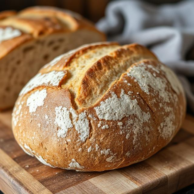 Homemade sourdough bread